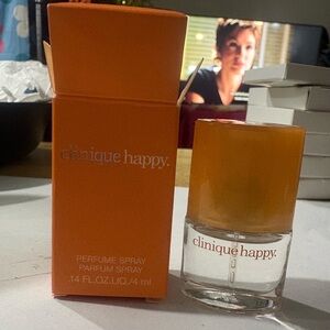 New in box Clinique happy travel parfum bottle